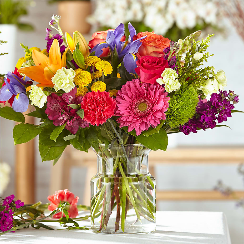 Bold & Bright – A Florist Original – FONSECA'S FLOWERS, San Bernardino CA