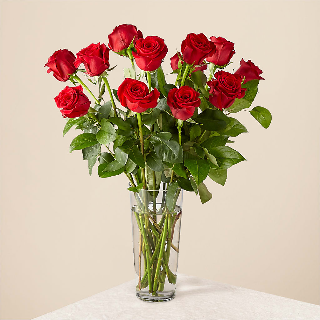 Long Stem Red Rose Bouquet – FONSECA'S FLOWERS, San Bernardino CA