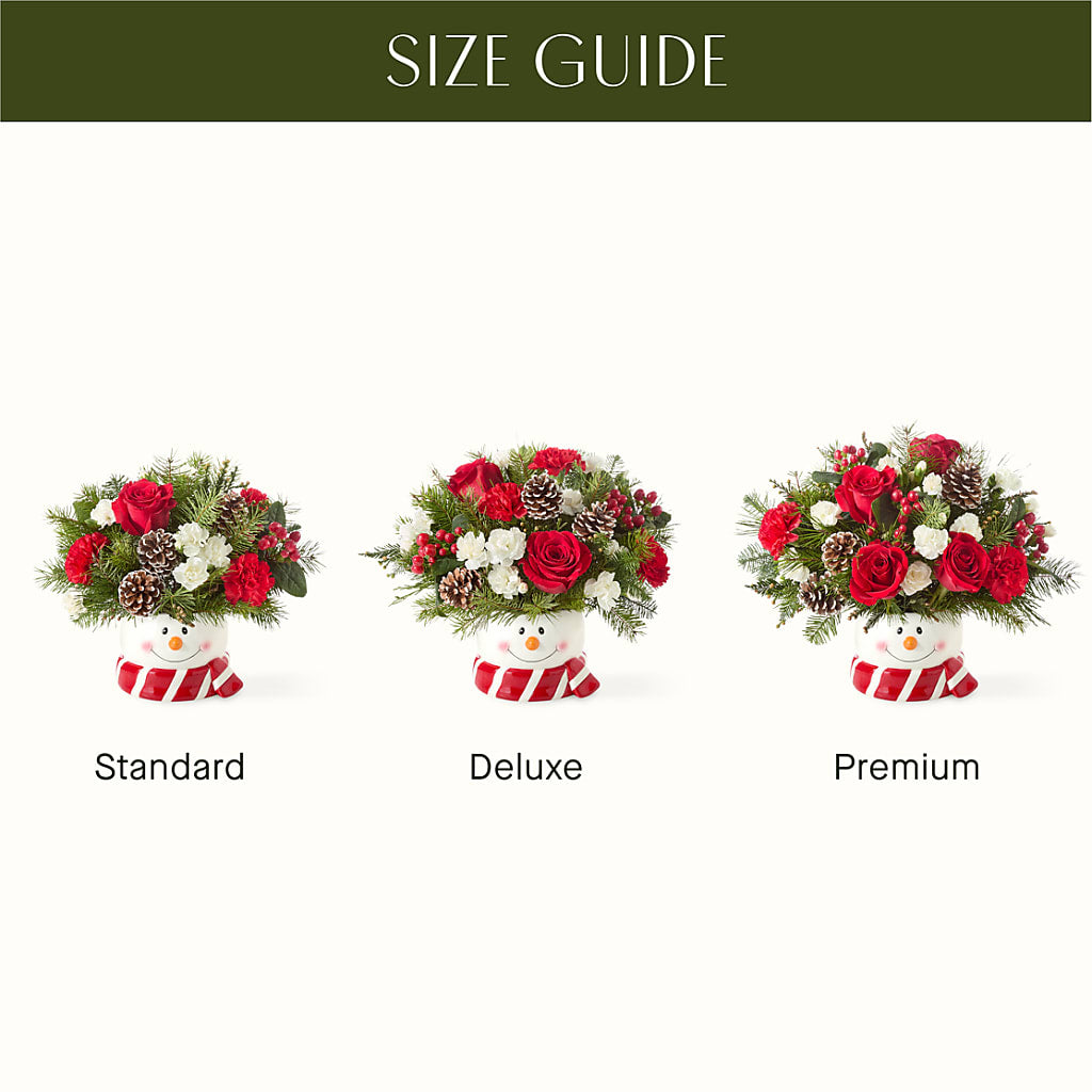 Jolly Snowman Bouquet – FONSECA'S FLOWERS, San Bernardino CA