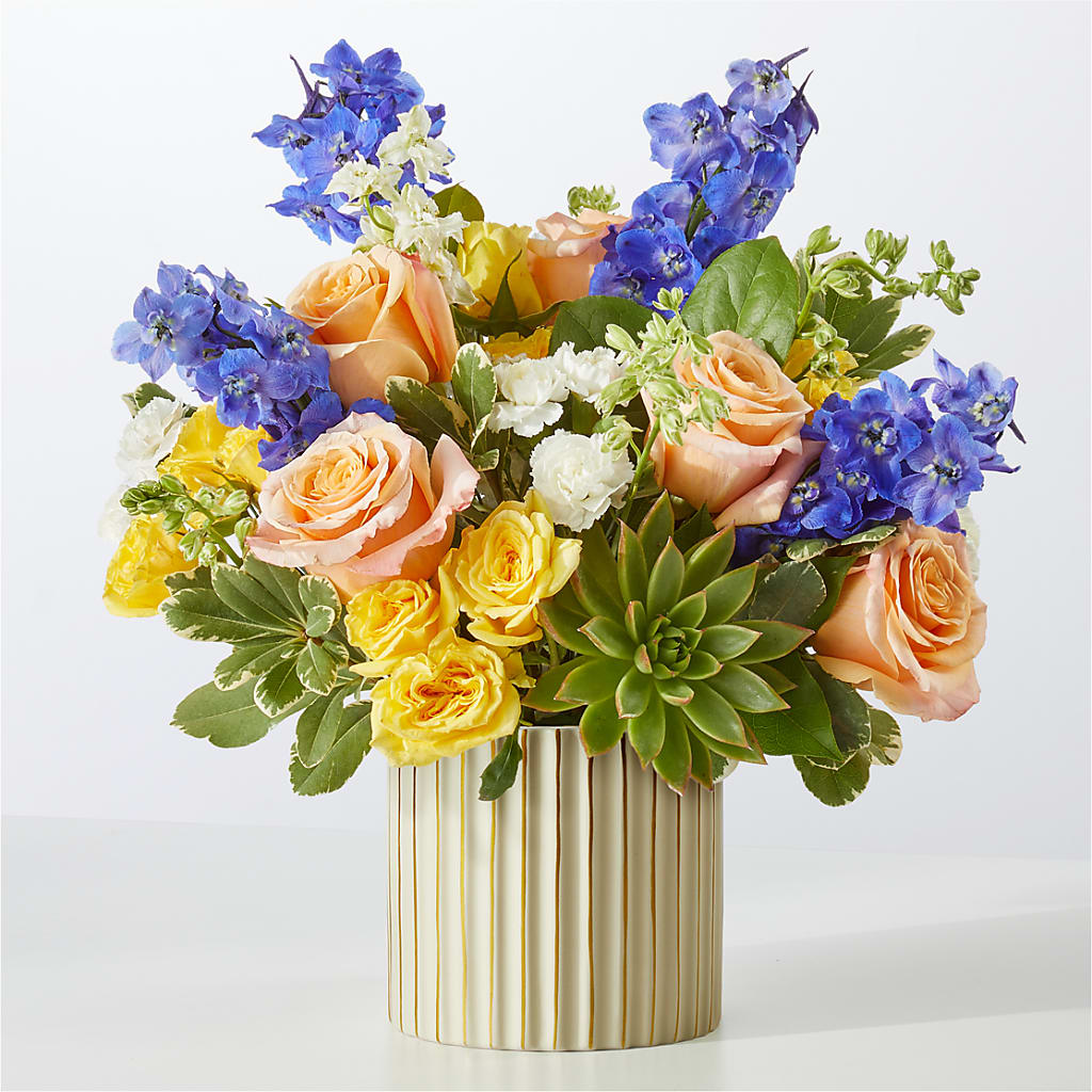 Cobalt Reverie Bouquet – FONSECA'S FLOWERS, San Bernardino CA