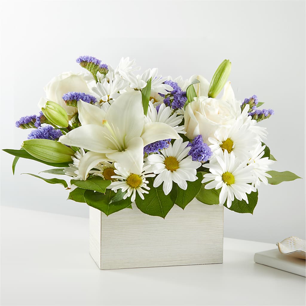 Beyond Blue Box Bouquet – FONSECA'S FLOWERS, San Bernardino CA