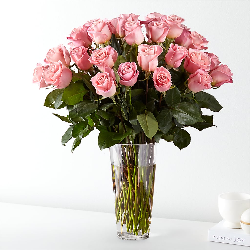 Long Stem Pink Rose Bouquet – FONSECA'S FLOWERS, San Bernardino CA