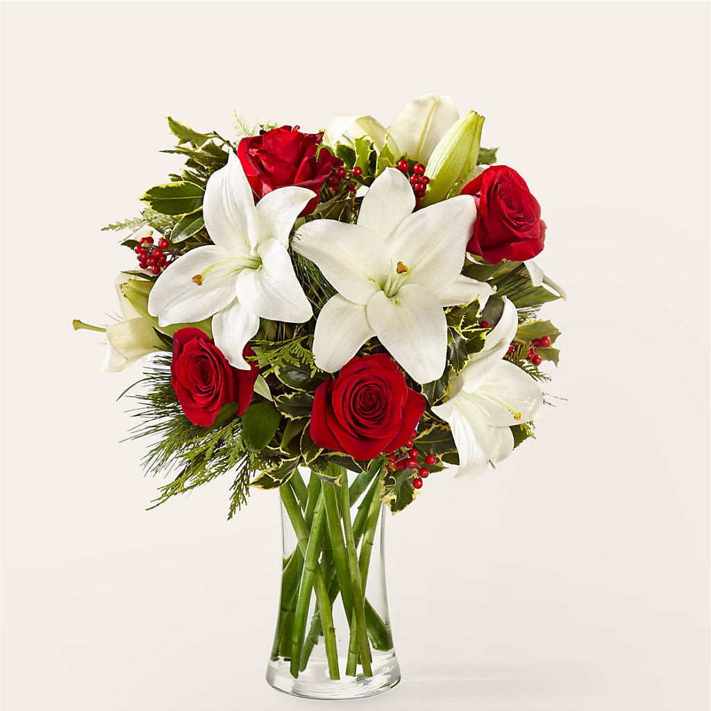 Sparkling Snowflakes Bouquet – FONSECA'S FLOWERS, San Bernardino CA