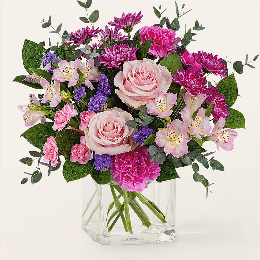 Rosy Radiance Bouquet – FONSECA'S FLOWERS, San Bernardino CA