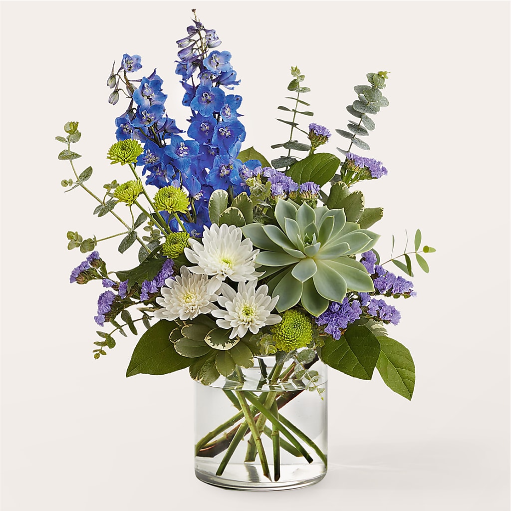 Cerulean Waves Bouquet – FONSECA'S FLOWERS, San Bernardino CA