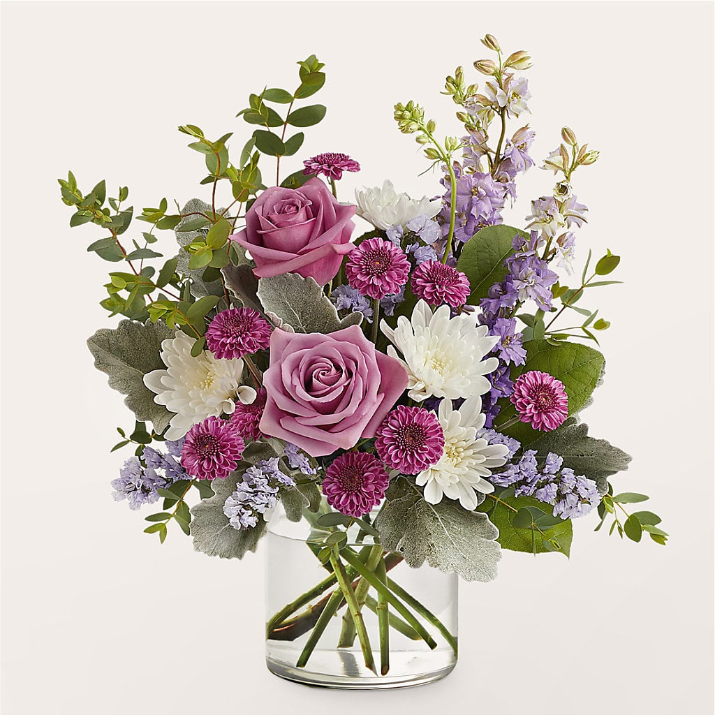 Violet Frost Bouquet – FONSECA'S FLOWERS, San Bernardino CA