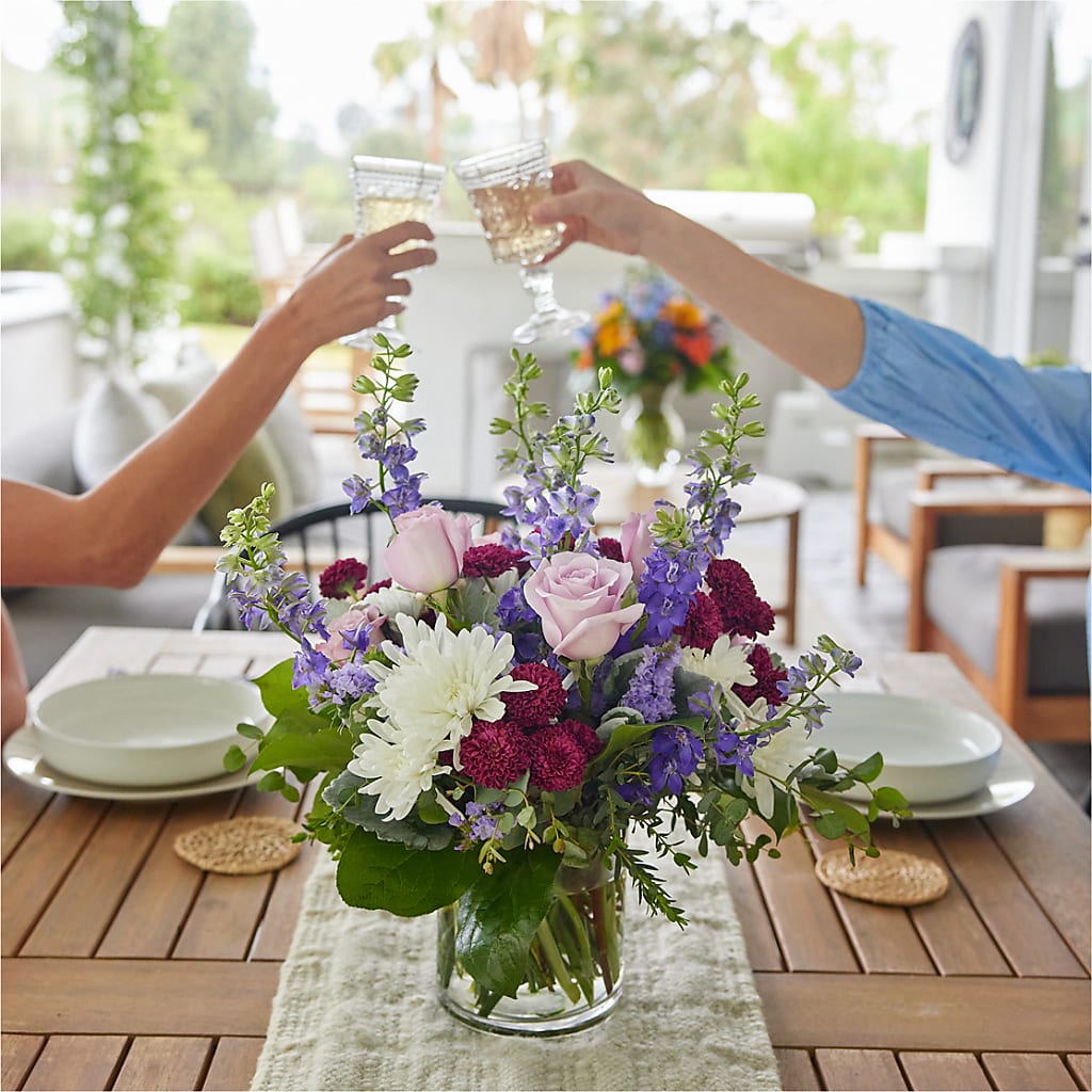 Violet Frost Bouquet – FONSECA'S FLOWERS, San Bernardino CA