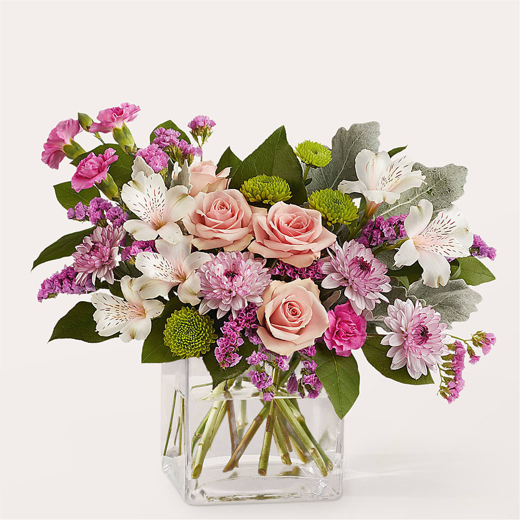 Pink Suede Bouquet – FONSECA'S FLOWERS, San Bernardino CA