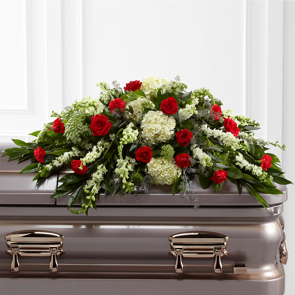 Sincerity Casket Spray – FONSECA'S FLOWERS, San Bernardino CA