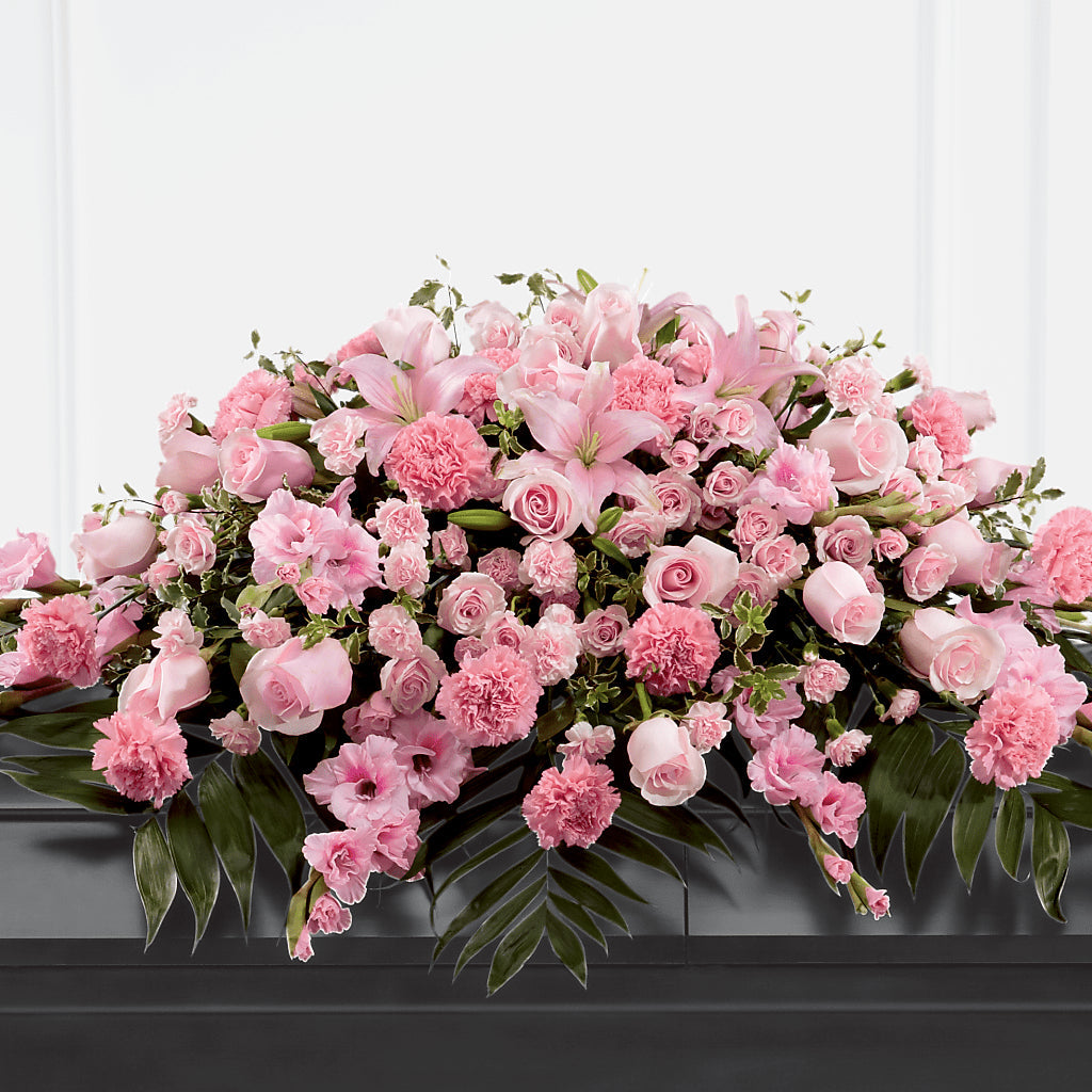 Garden of Comfort Casket Spray (Standard) – FONSECA'S FLOWERS, San Bernardino CA