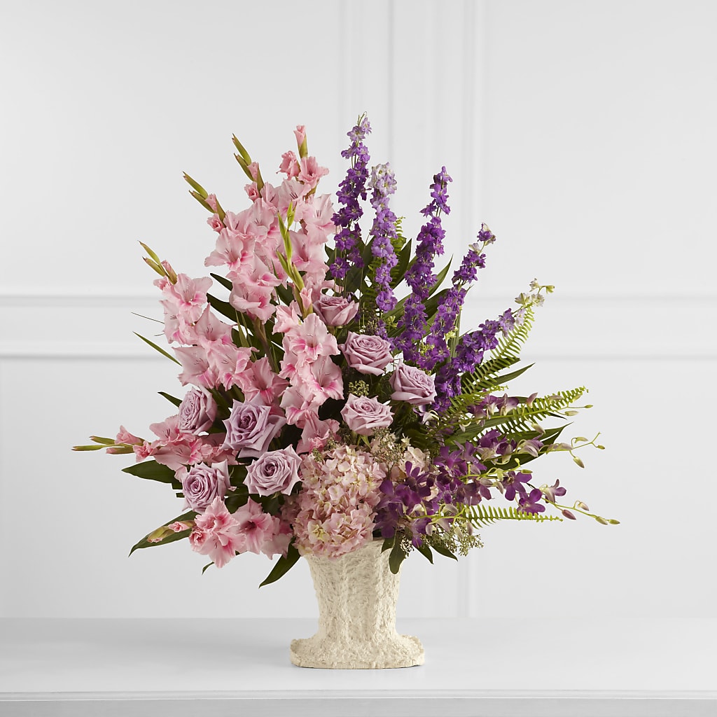 Flowing Garden Arrangement – FONSECA'S FLOWERS, San Bernardino CA
