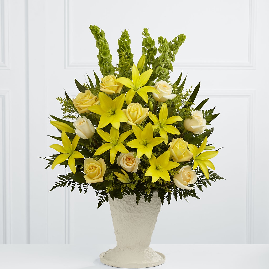Golden Memories Arrangement – FONSECA'S FLOWERS, San Bernardino CA