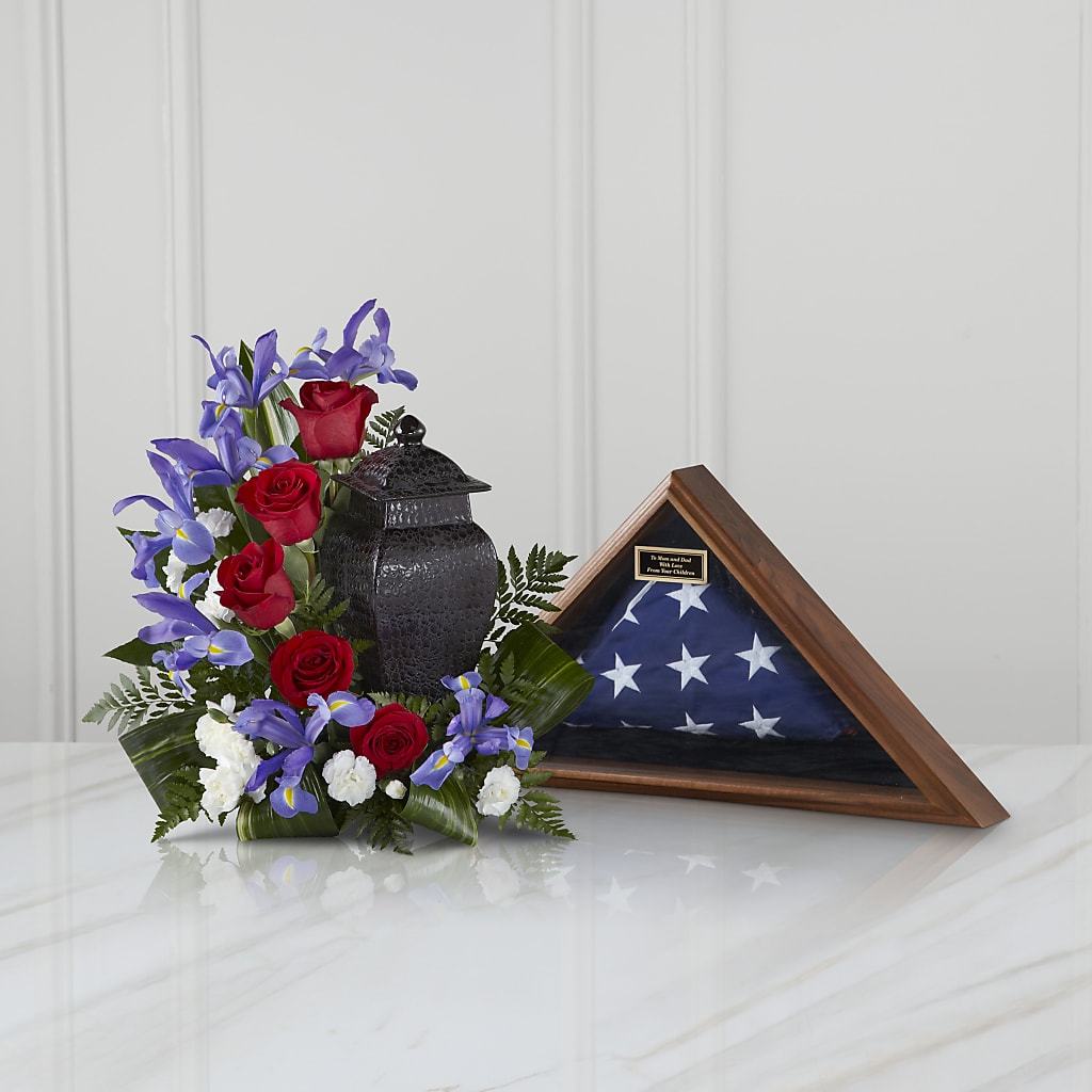 Patriotic Tribute Arrangement – FONSECA'S FLOWERS, San Bernardino CA