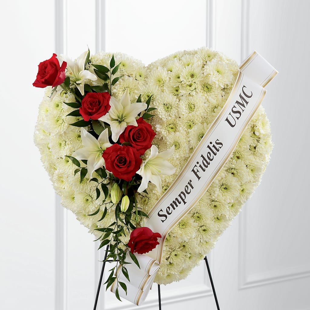 Heartfelt Hero Standing Heart – FONSECA'S FLOWERS, San Bernardino CA