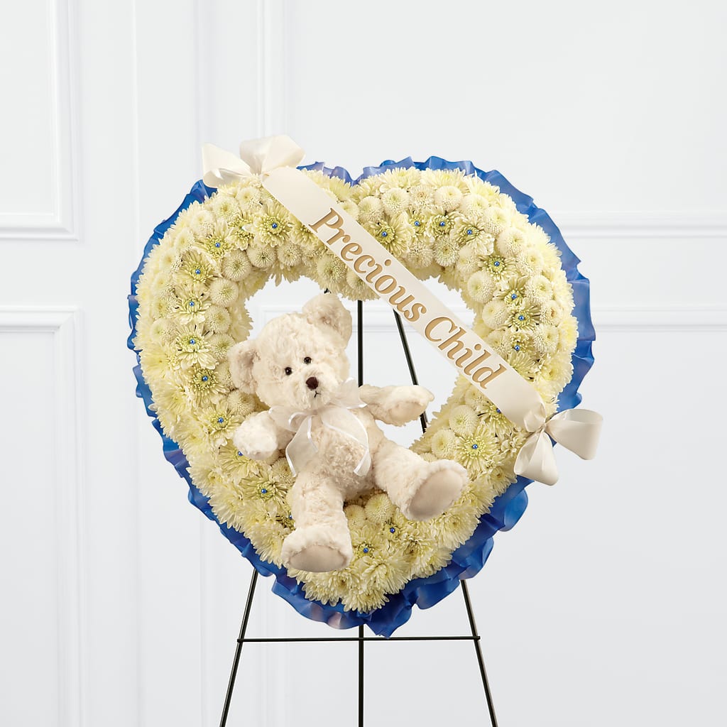 Precious Child Standing Heart – FONSECA'S FLOWERS, San Bernardino CA