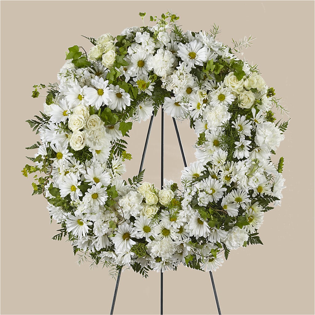 Faithful Wishes Wreath – FONSECA'S FLOWERS, San Bernardino CA