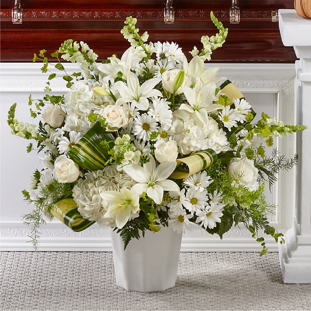 Thoughts of Tranquility Floor Basket – FONSECA'S FLOWERS, San Bernardino CA