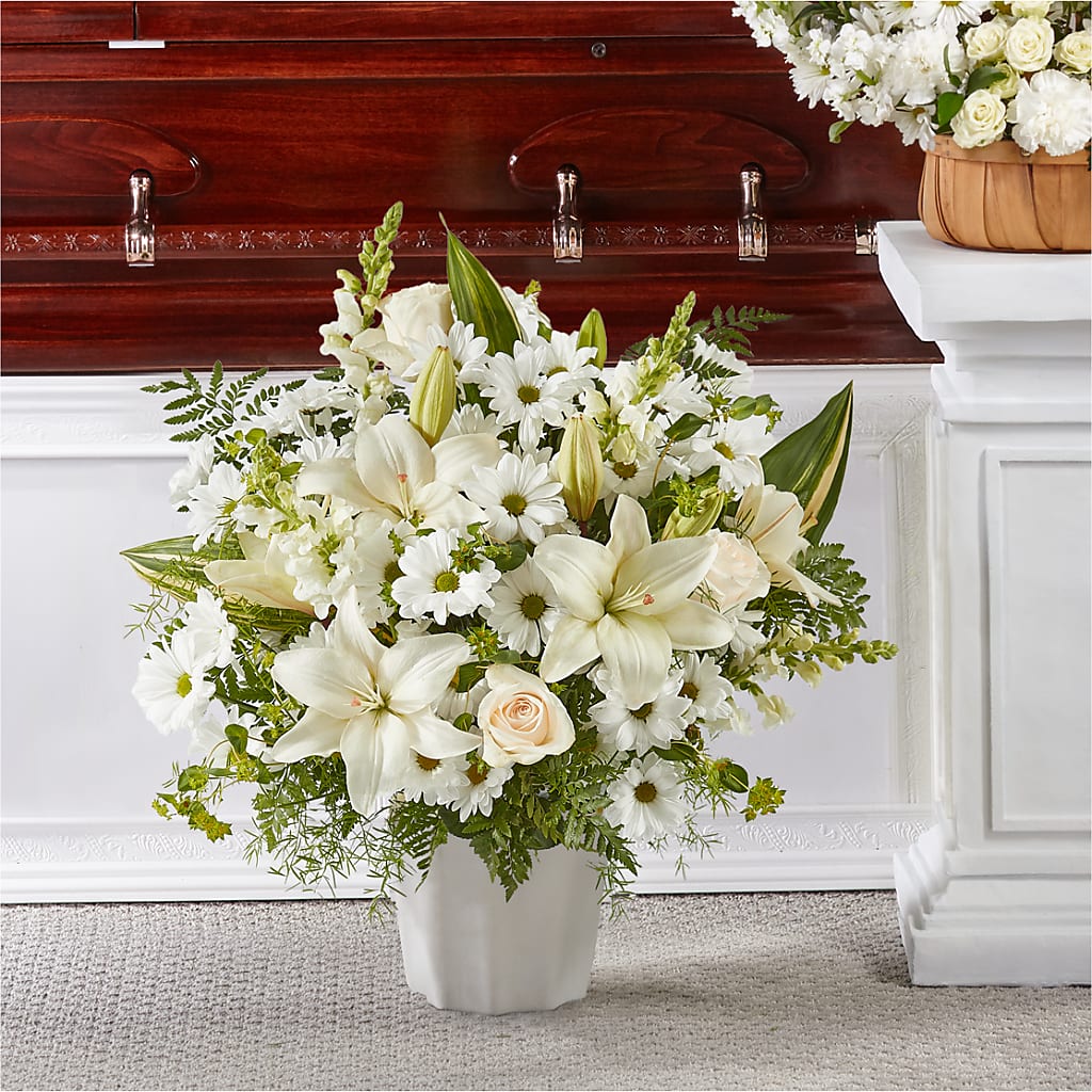 Thoughts of Tranquility Floor Basket – FONSECA'S FLOWERS, San Bernardino CA