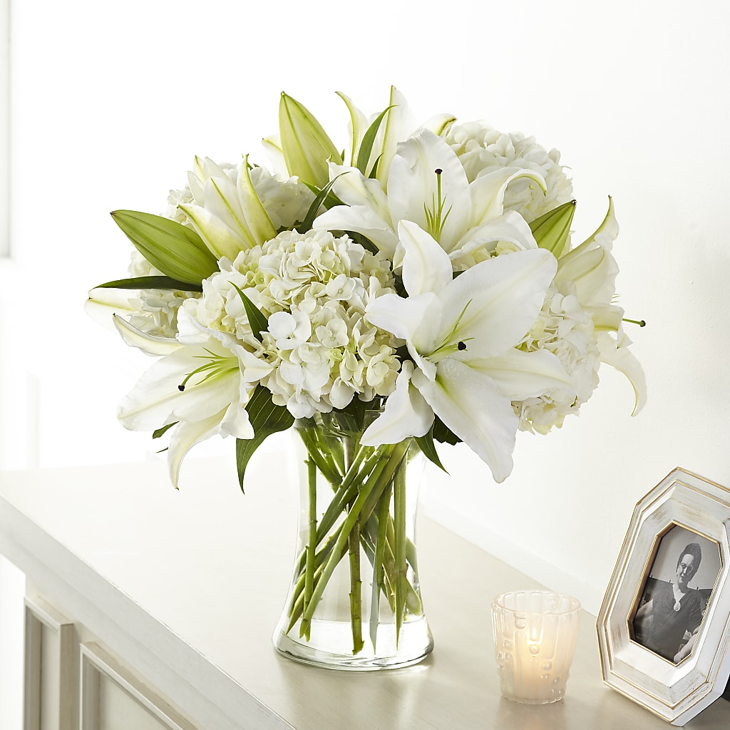 Compassionate Lily Bouquet – FONSECA'S FLOWERS, San Bernardino CA