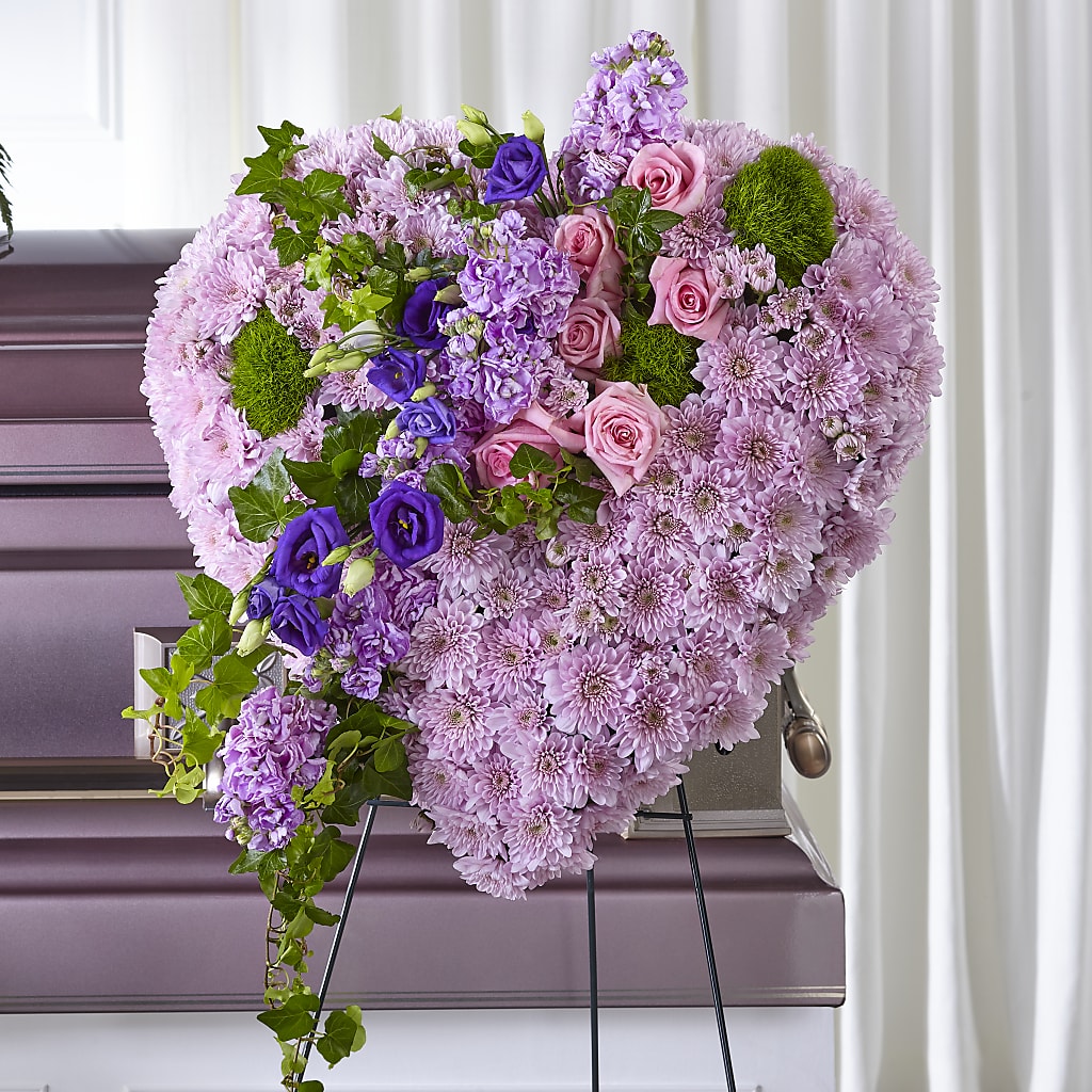 Treasured Love Standing Heart – FONSECA'S FLOWERS, San Bernardino CA