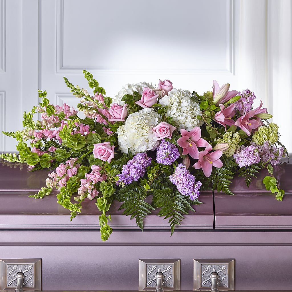 Life's Gratitude Casket Spray – FONSECA'S FLOWERS, San Bernardino CA