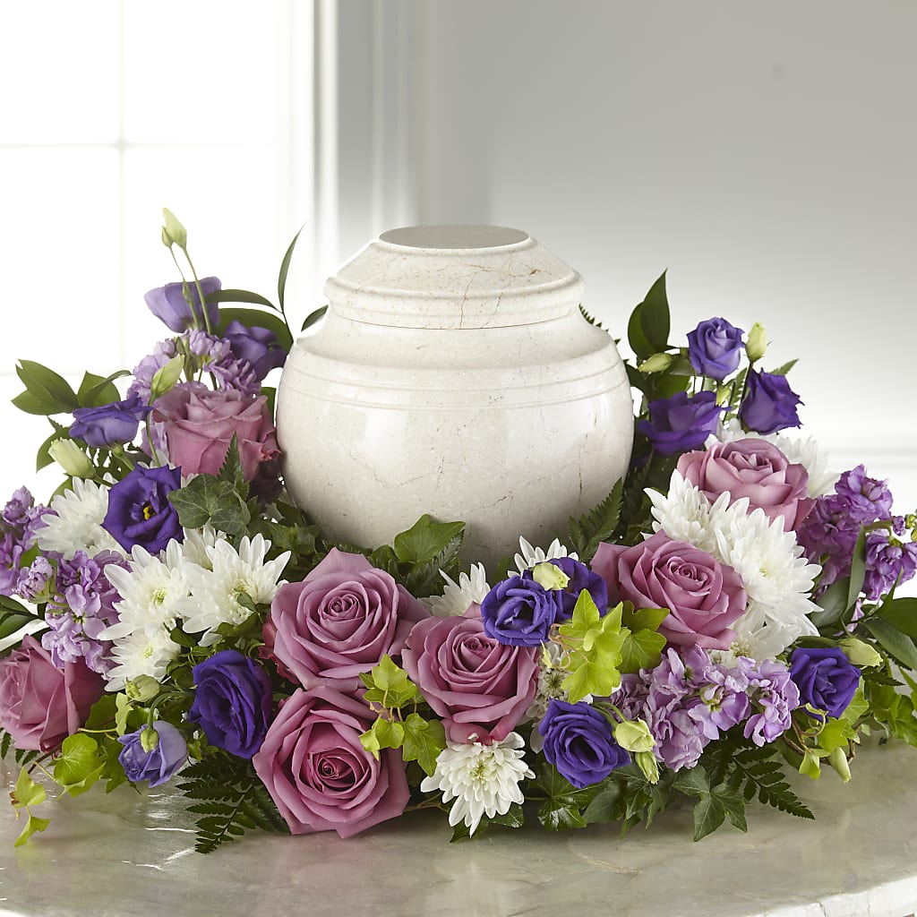 Blooming Sympathy Cremation Adornment – FONSECA'S FLOWERS, San Bernardino CA