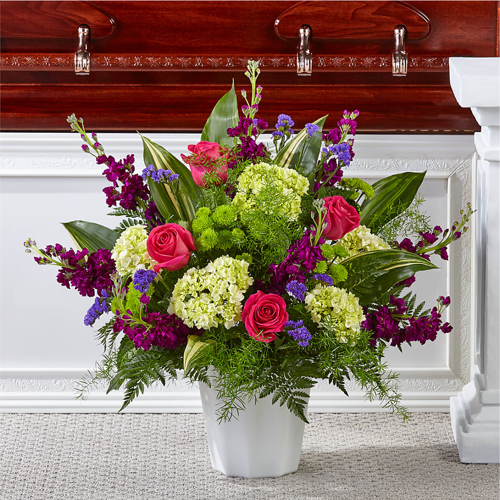 Beautiful Horizons Floor Basket – FONSECA'S FLOWERS, San Bernardino CA