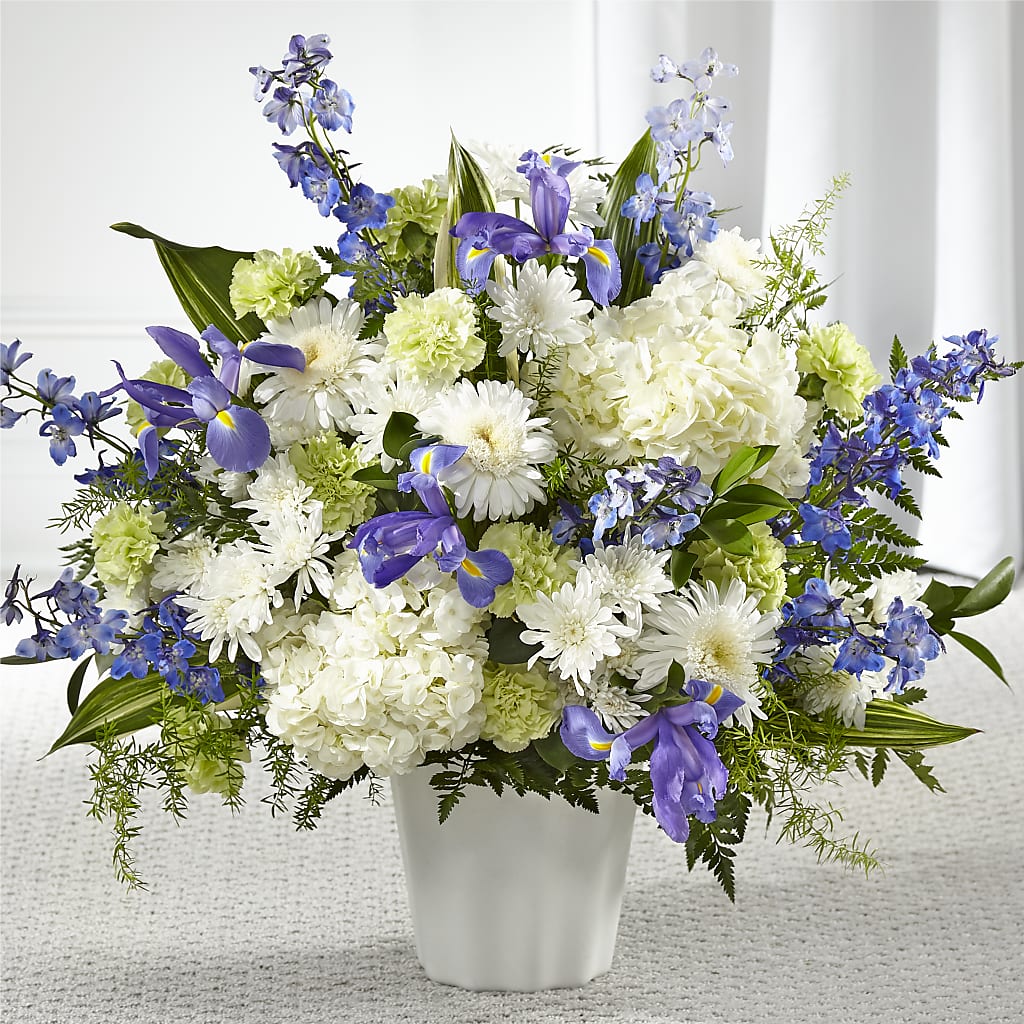 Soft Serenity Floor Basket – FONSECA'S FLOWERS, San Bernardino CA