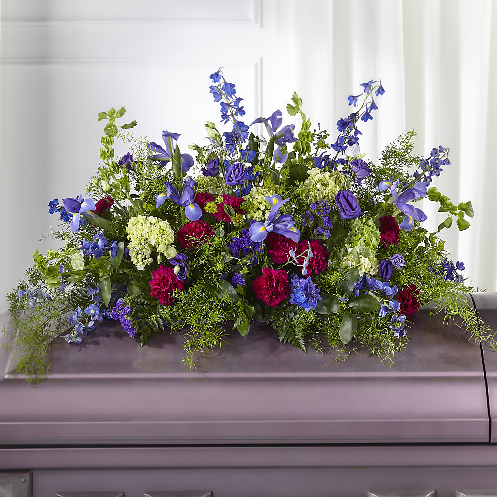 Always Treasured Casket Spray – FONSECA'S FLOWERS, San Bernardino CA