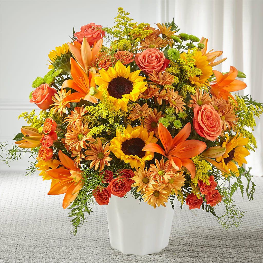 Harvest Thoughts Floor Basket – FONSECA'S FLOWERS, San Bernardino CA