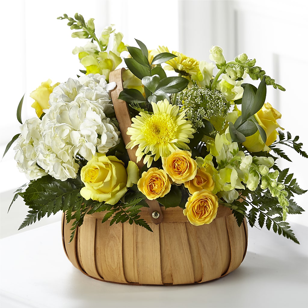 Rustic Remembrance Basket – FONSECA'S FLOWERS, San Bernardino CA