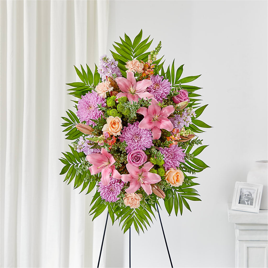 Love & Light Standing Spray – FONSECA'S FLOWERS, San Bernardino CA