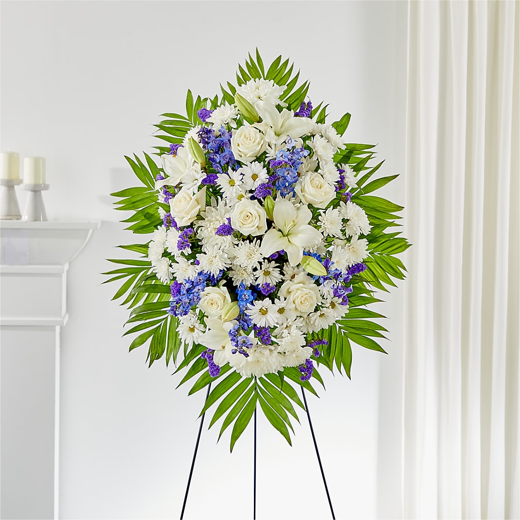 At Rest Standing Spray – FONSECA'S FLOWERS, San Bernardino CA