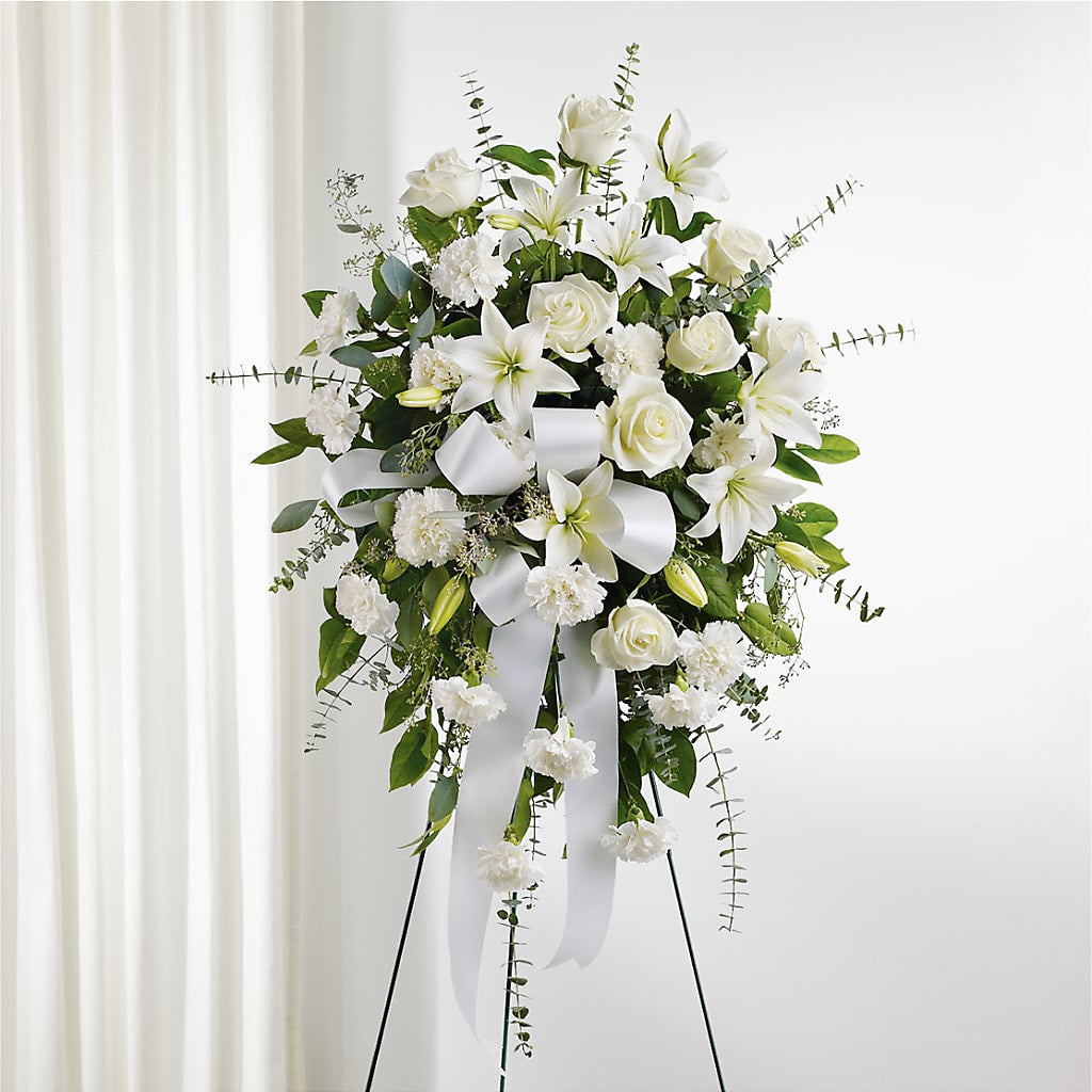 With Care Standing Spray – FONSECA'S FLOWERS, San Bernardino CA