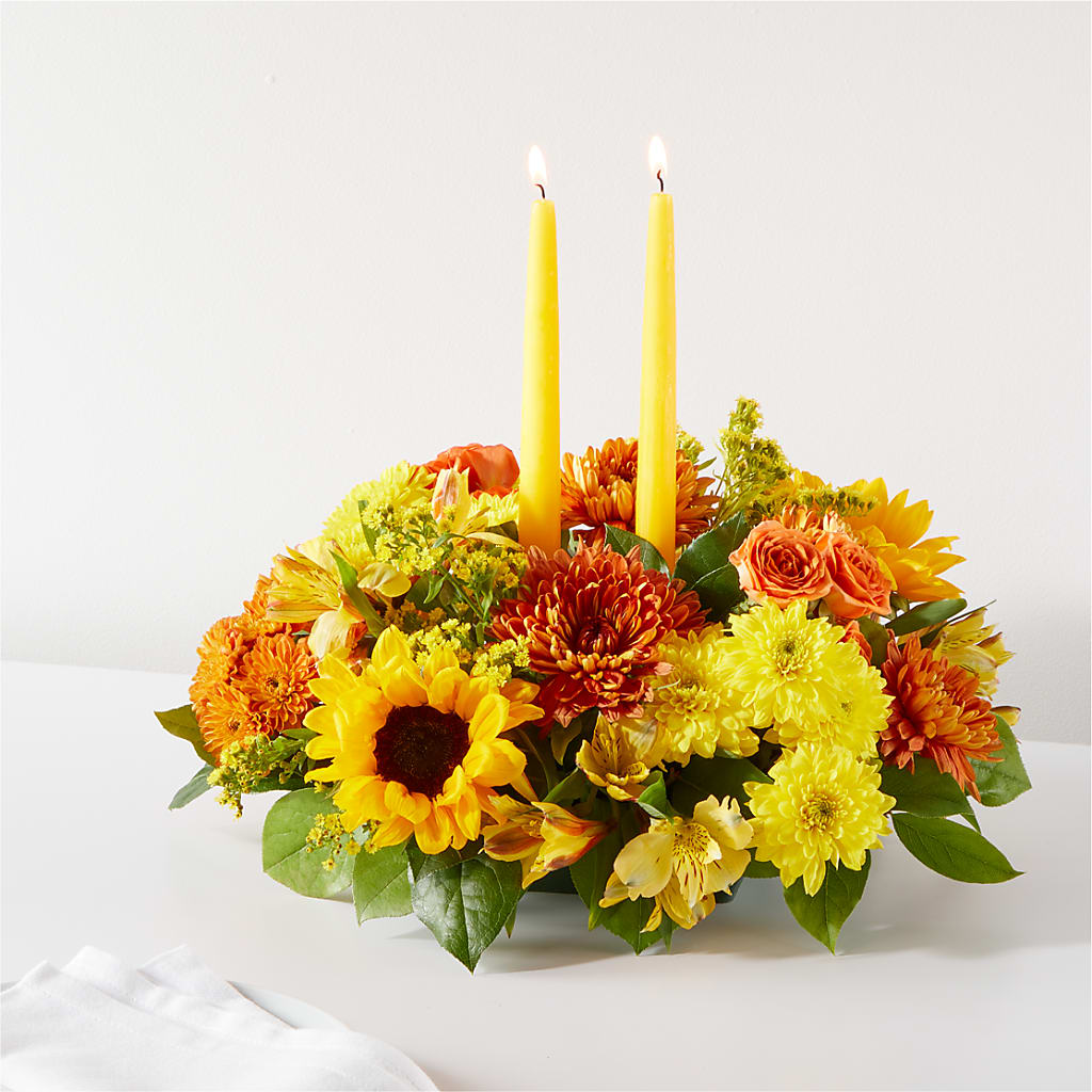 Autumn Harmony Centerpiece – FONSECA'S FLOWERS, San Bernardino CA