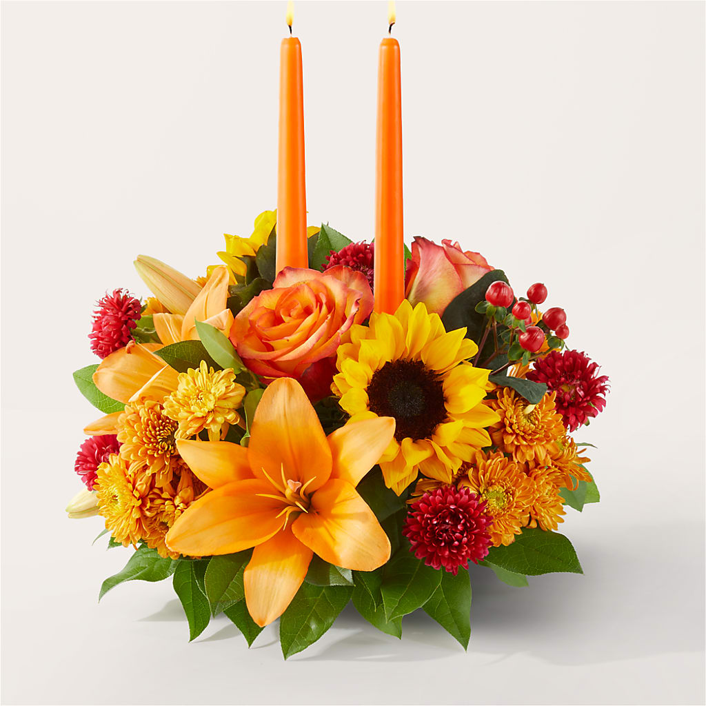 Grateful Centerpiece – FONSECA'S FLOWERS, San Bernardino CA