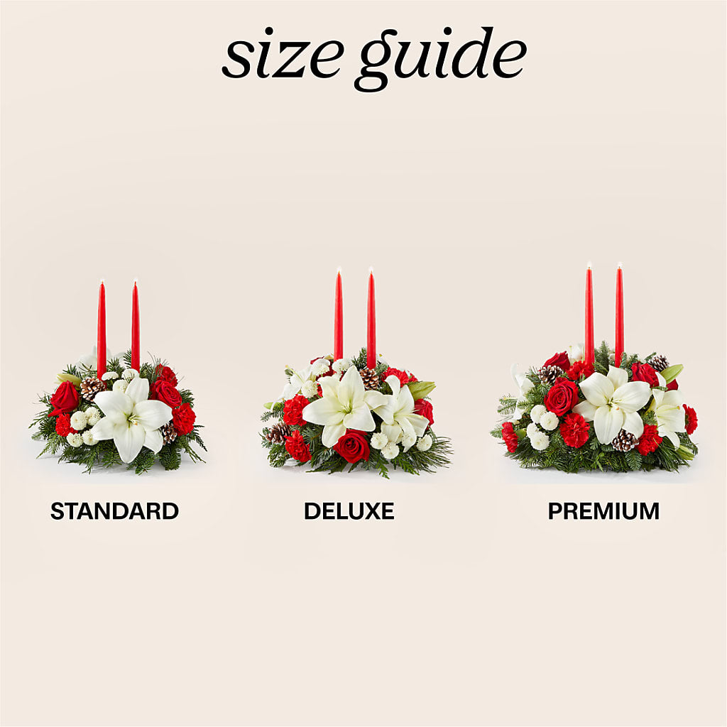 Seasonal Festivities Centerpiece – FONSECA'S FLOWERS, San Bernardino CA