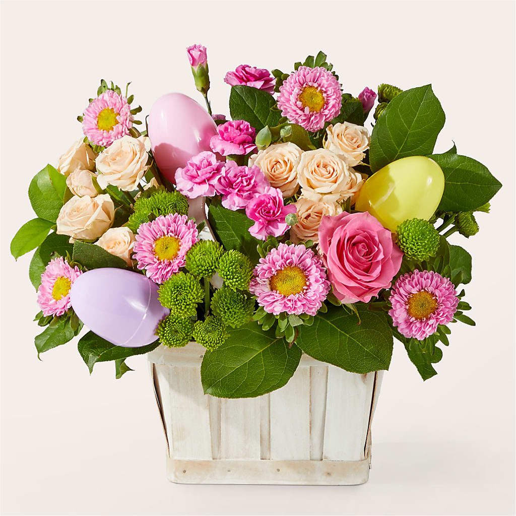 Get Eggcited Basket – FONSECA'S FLOWERS, San Bernardino CA