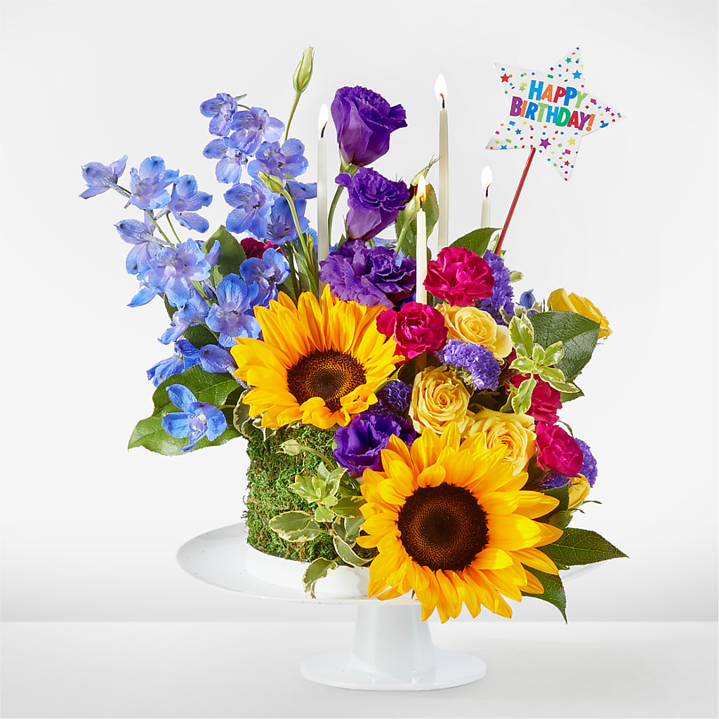 Star of the Day Floral Cake – FONSECA'S FLOWERS, San Bernardino CA