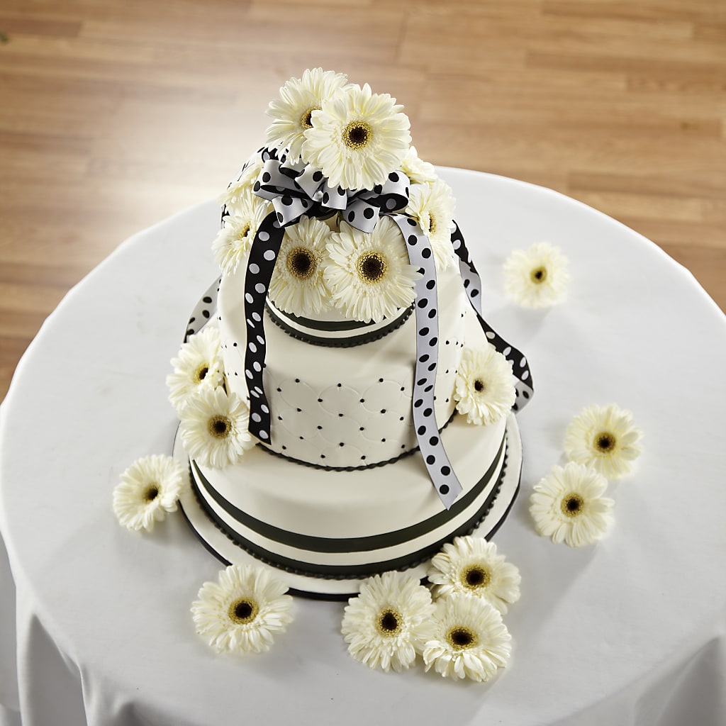 Simple Sophistication Cake Décor – FONSECA'S FLOWERS, San Bernardino CA