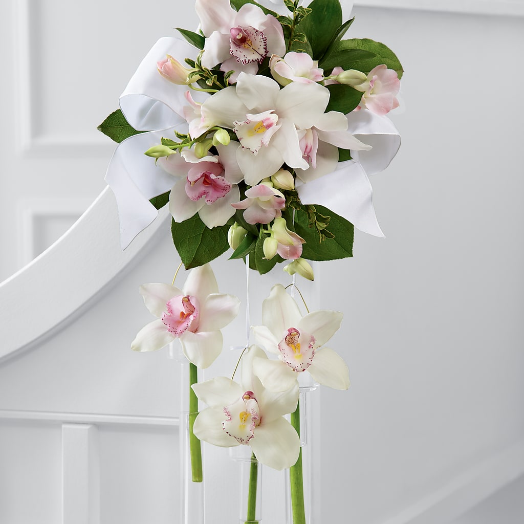 Perfect Entrance Pew Arrangement – FONSECA'S FLOWERS, San Bernardino CA