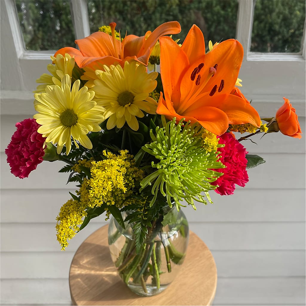 Bold & Bright – A Florist Original – FONSECA'S FLOWERS, San Bernardino CA