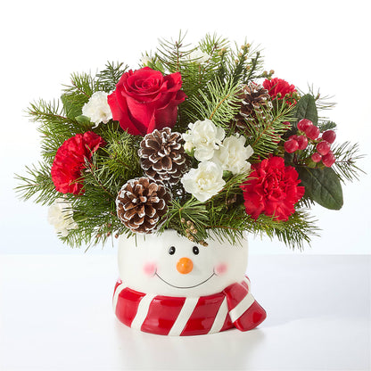 Jolly Snowman Bouquet – FONSECA'S FLOWERS, San Bernardino CA