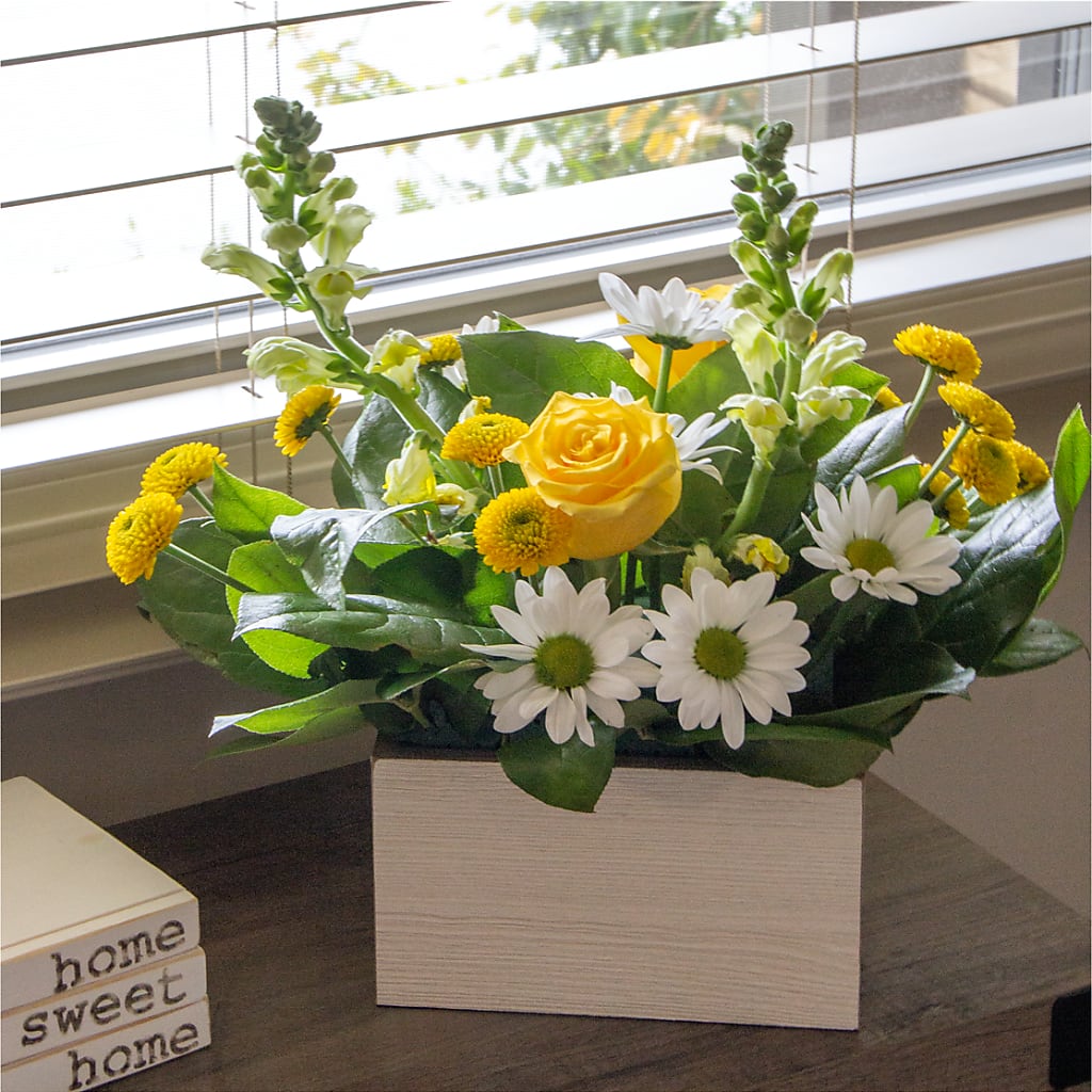 Sun Salutation Box Bouquet – FONSECA'S FLOWERS, San Bernardino CA