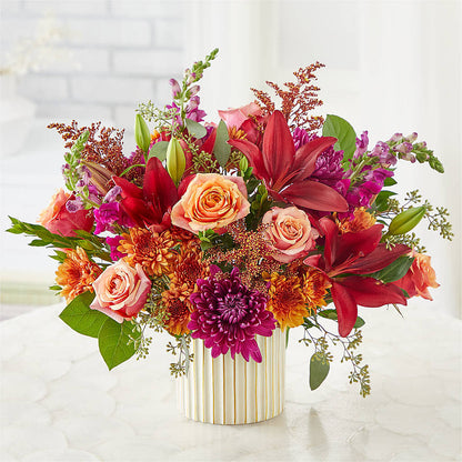 Burgundy Landscape Bouquet – FONSECA'S FLOWERS, San Bernardino CA
