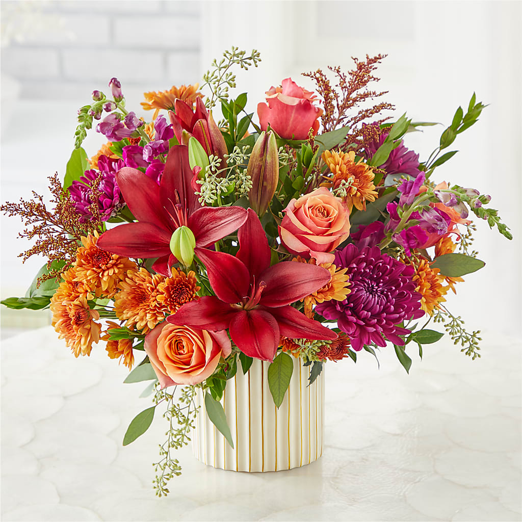 Burgundy Landscape Bouquet – FONSECA'S FLOWERS, San Bernardino CA