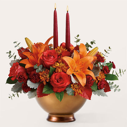 Fruits of Fall Centerpiece – FONSECA'S FLOWERS, San Bernardino CA