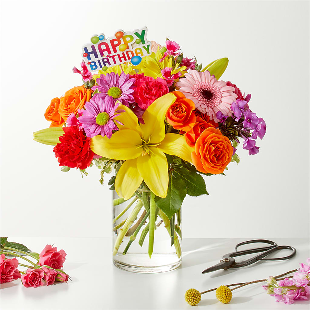 Cue the Confetti - A Florist Original – FONSECA'S FLOWERS, San Bernardino CA