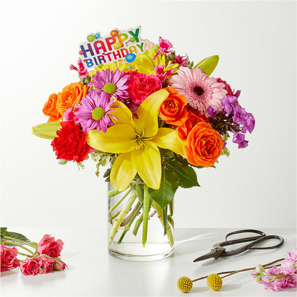 Cue the Confetti - A Florist Original – FONSECA'S FLOWERS, San Bernardino CA