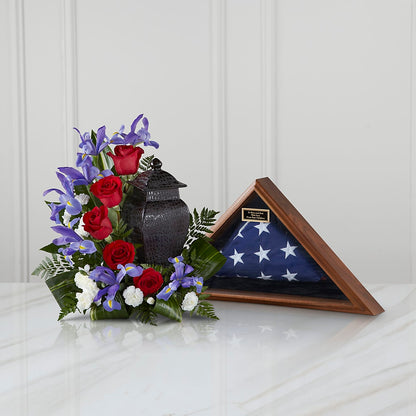 Patriotic Tribute Arrangement – FONSECA'S FLOWERS, San Bernardino CA